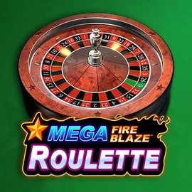 Mega Fire Blaze Roulette online game logo by Playtech on godzscasino.fr