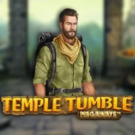 Slots logo of Temple Tumble Megaways from Relax Gaming at Godz Casino